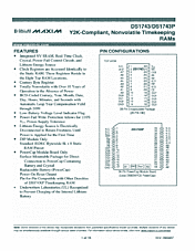 DataSheet DS1743W pdf